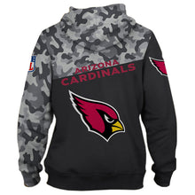 Load image into Gallery viewer, Arizona Cardinals NFL Military 3D Hoodie Apparel Gift Fans S-00643