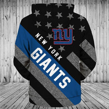 Load image into Gallery viewer, New York Giants NFL American Flag 3D Hoodie Apparel Gift Fans S-V7-00170