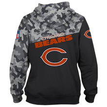 Load image into Gallery viewer, Chicago Bears NFL Military 3D Hoodie Apparel Gift Fans S-00648