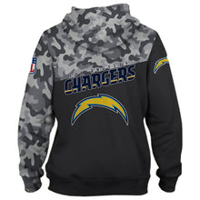 Load image into Gallery viewer, Los Angeles Chargers NFL Military 3D Hoodie Apparel Gift Fans S-00659