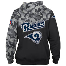 Load image into Gallery viewer, Los Angeles Rams NFL Military 3D Hoodie Apparel Gift Fans S-00660