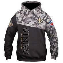 Load image into Gallery viewer, New Orleans Saints NFL Military 3D Hoodie Apparel Gift Fans S-00664