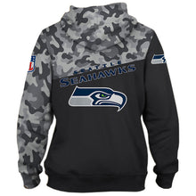 Load image into Gallery viewer, Seattle Seahawks NFL Military 3D Hoodie Apparel Gift Fans S-00671