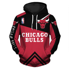 Load image into Gallery viewer, Chicago Bulls NBA 3D Over Print Hoodie Apparel S-V9-00486