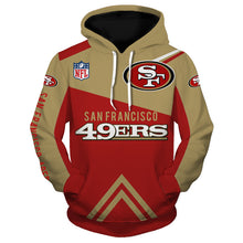 Load image into Gallery viewer, San Francisco 49ers NFL 3D Over Print Hoodie Apparel S-V9-00596