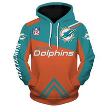 Load image into Gallery viewer, Miami Dolphins NFL 3D Over Print Hoodie Apparel S-V9-00602