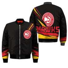 Load image into Gallery viewer, Atlanta Hawks NBA Black Bomber Jacket Apparel Best Christmas Gift For Fans L3110 01