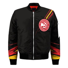 Load image into Gallery viewer, Atlanta Hawks NBA Black Bomber Jacket Apparel Best Christmas Gift For Fans L3110 01