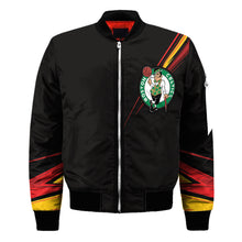 Load image into Gallery viewer, Boston Celtics NBA Black Bomber Jacket Apparel Best Christmas Gift For Fans L3110 02