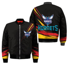 Load image into Gallery viewer, Charlotte Hornets NBA Black Bomber Jacket Apparel Best Christmas Gift For Fans L3110 04