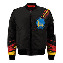 Load image into Gallery viewer, Golden State Warriors NBA Black Bomber Jacket Apparel Best Christmas Gift For Fans L3110 010