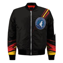 Load image into Gallery viewer, Minnesota Timberwolves NBA Black Bomber Jacket Apparel Best Christmas Gift For Fans L3110 018