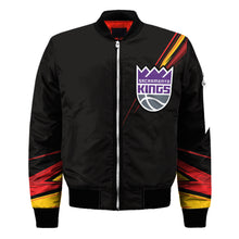 Load image into Gallery viewer, Sacramento Kings NBA Black Bomber Jacket Apparel Best Christmas Gift For Fans L3110 026
