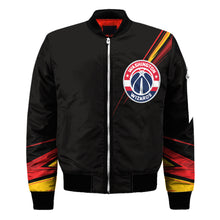 Load image into Gallery viewer, Washington Wizards NBA Black Bomber Jacket Apparel Best Christmas Gift For Fans L3110 030