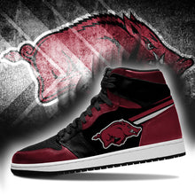 Load image into Gallery viewer, Arkansas Razorback NCAA Jordan Sneakers Christmas Gift T2910-V01-240
