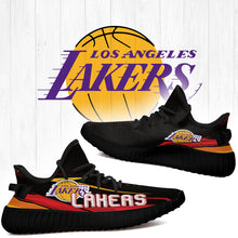 Load image into Gallery viewer, Los Angeles Lakers NBA Yeezy Boost 350 v2 Shoes Christmas Gift L2810-25