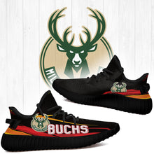 Load image into Gallery viewer, Milwaukee Bucks NBA Yeezy Boost 350 v2 Shoes Christmas Gift L2810-22