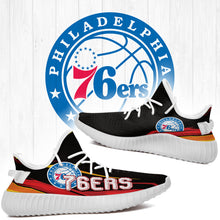 Load image into Gallery viewer, Philadelphia 76ers NBA Yeezy Boost 350 v2 Shoes Christmas Gift L2810-16